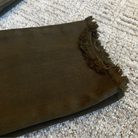 True Religion Mid Rise Super Skinny Women's Skinny Halle Jeans - Dark Olive - Picture 6 of 10